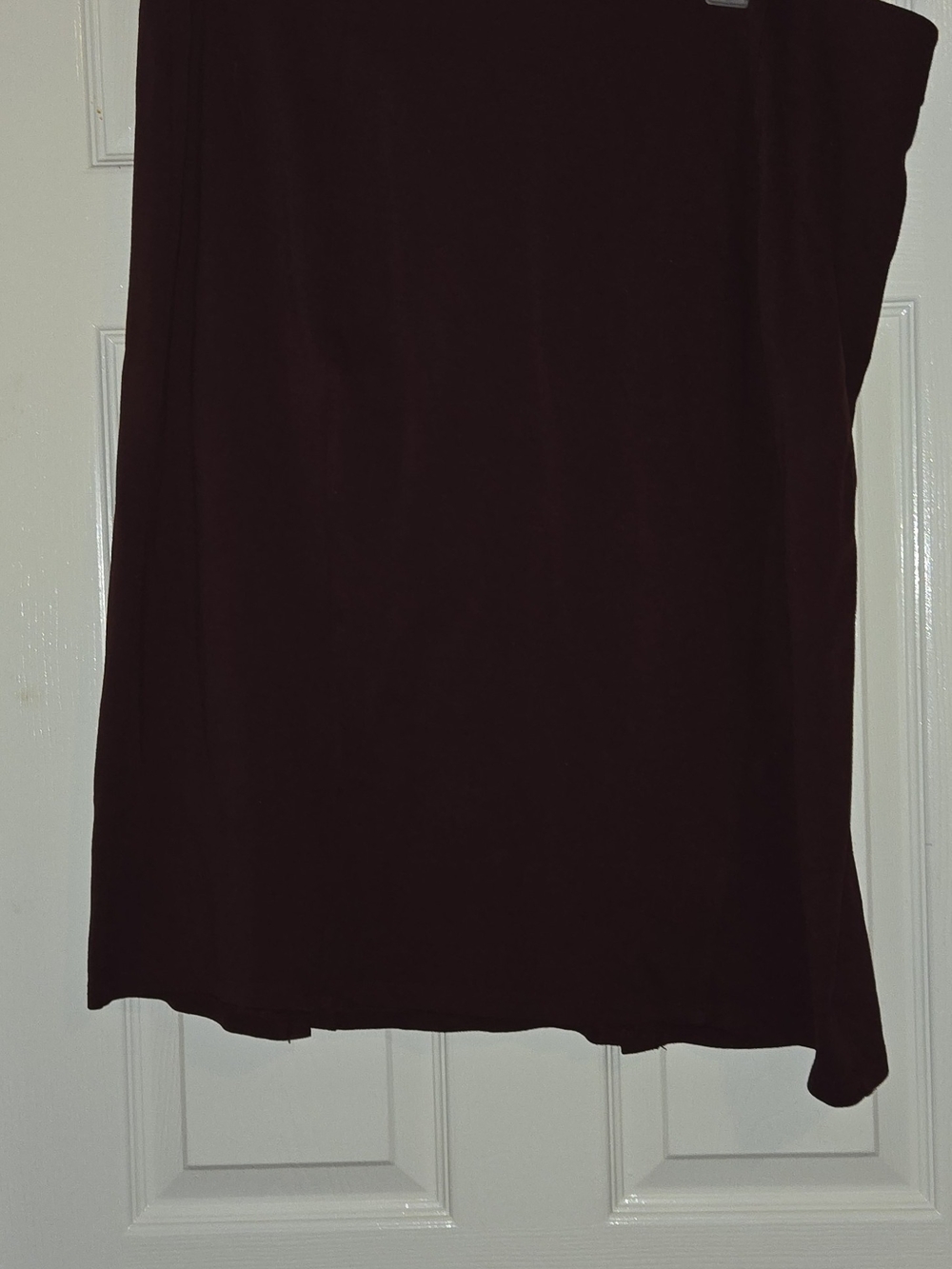 Women’s Burgundy Midi Skirt